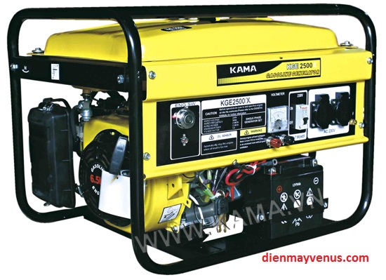 Ảnh Máy phát điện KAMA-KGE2500X chạy xăng giá rẻ