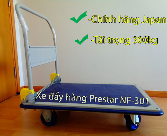 Ảnh Xe đẩy hàng 4 bánh Prestar NF-301 giá rẻ nhất 0Hà Nội