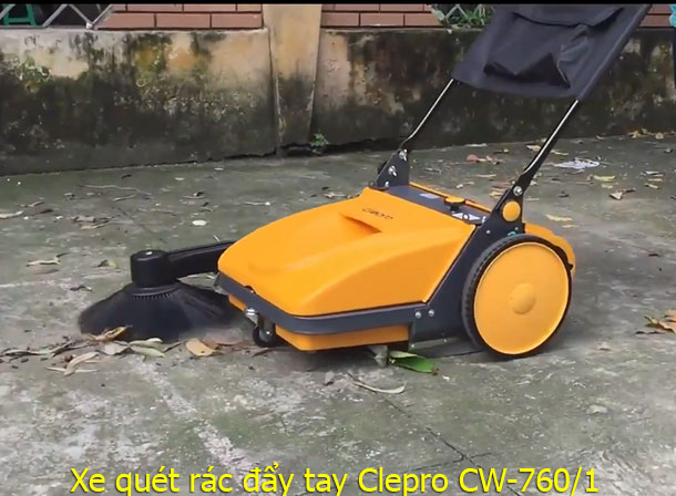 Ảnh Xe quét rác đẩy tay Clepro CW-760/1 giá tốt Toàn Quốc