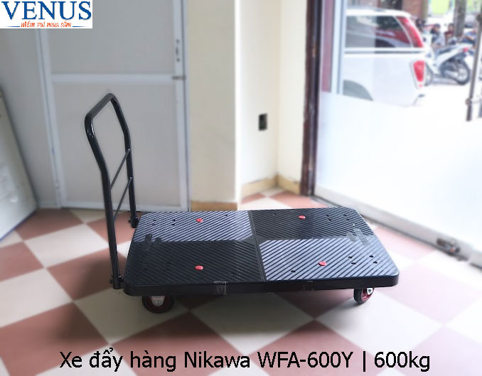 Ảnh Xe đẩy hàng Nikawa WFA-600Y sàn nhựa 600KG giá tốt