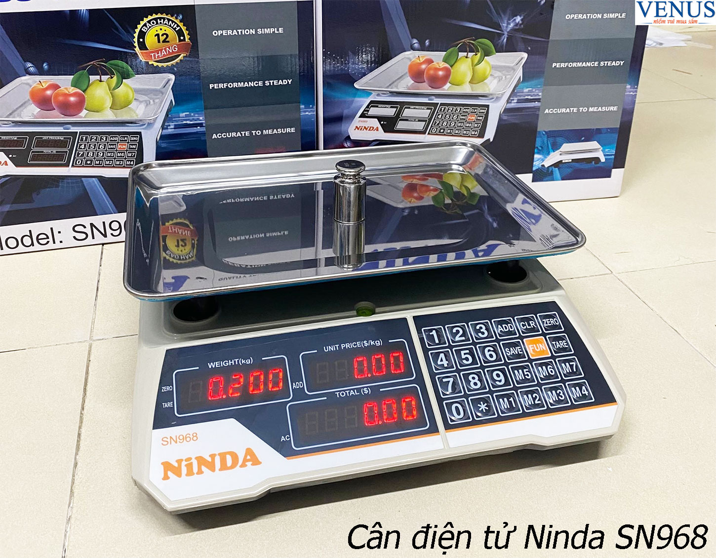 Ảnh Cân điện tử Ninda SN968 loại 30kg giá tốt
