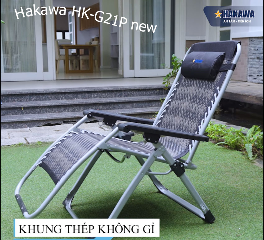 Ảnh Ghế xếp thư giãn Hakawa HK-G21P NEW tốt bền